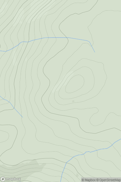 Thumbnail image for Cnoc Donn [Knapdale and Kintyre] [NR741529] showing contour plot for surrounding peak